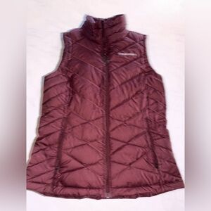 Columbia omni heat zip puffer puffy pocket vest warm m